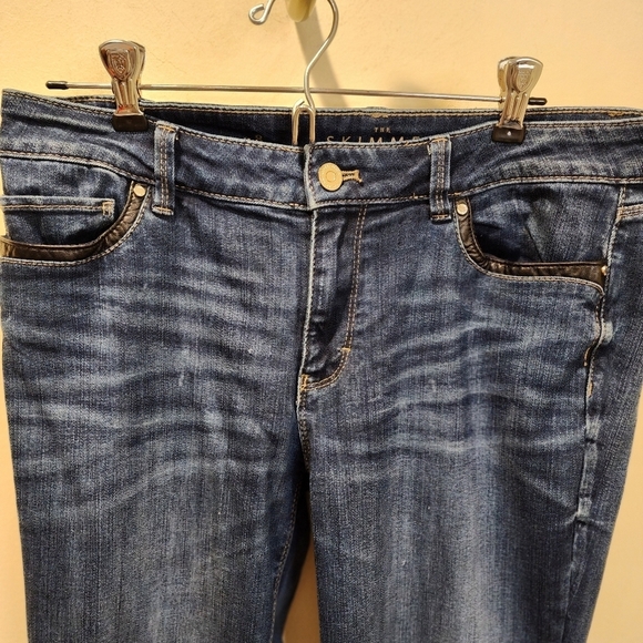 WHBM The Skimmer Washed blue skinny Jeans size 8 - Picture 6 of 11